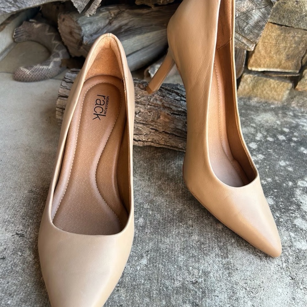 Comfortable Beige Women's Heels